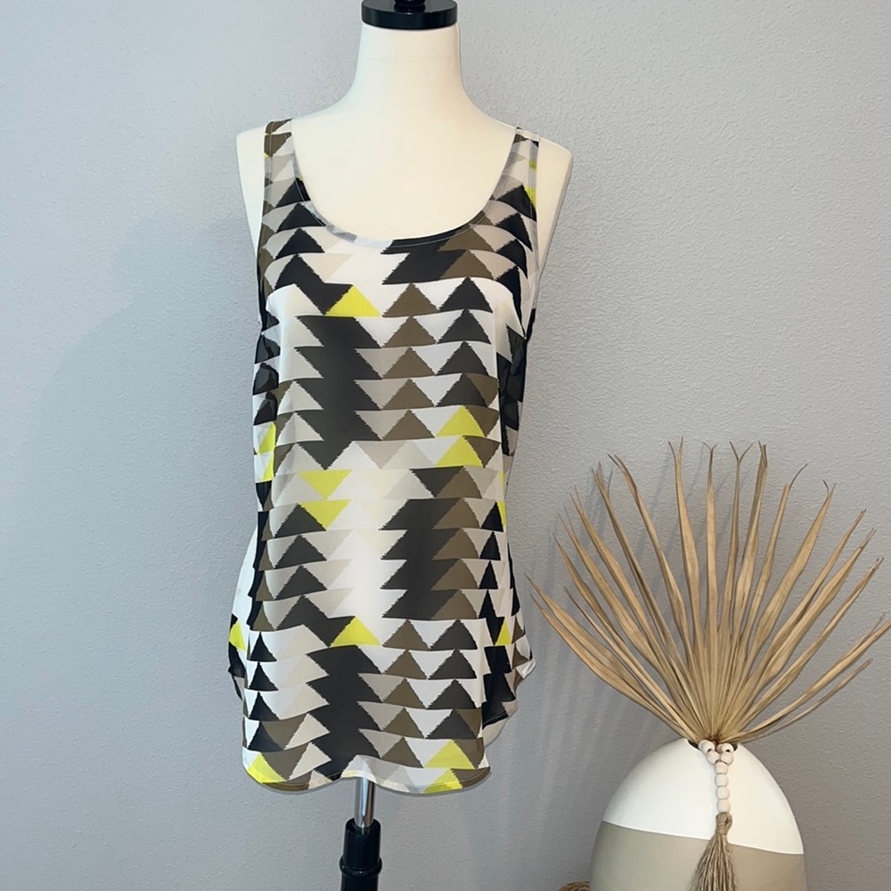 High low sheer tank